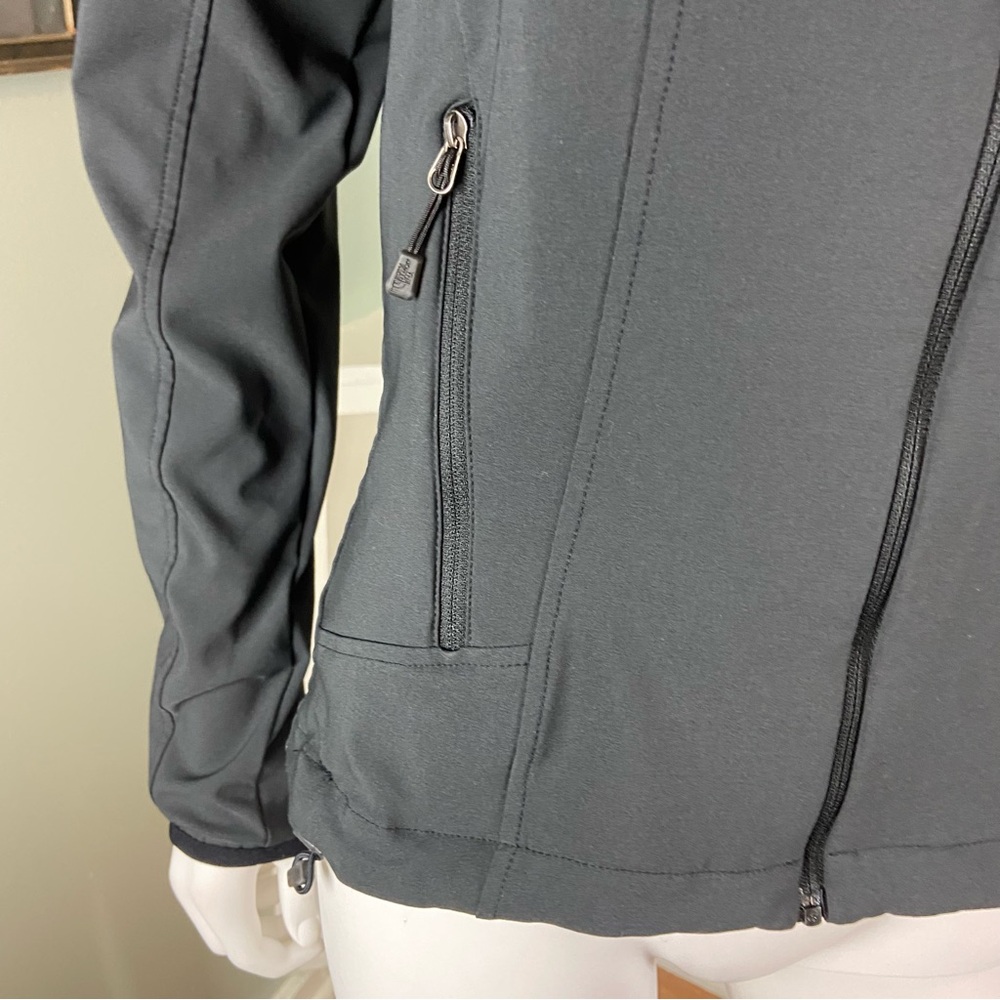 The North Face TNF Apex Women's Black Softshell Full Zip Jacket Small S - Picture 6 of 15